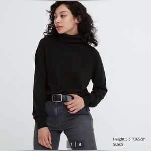 Uniqlo cashmere turtleneck sweater - XS in black
